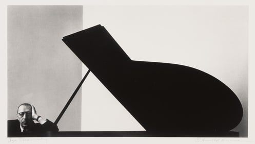 Arnold Newman. Igor Stravinsky. 1946; printed 1960s.