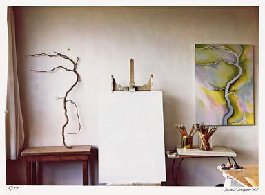 Todd Webb. Georgia O'Keeffe's Studio. 1963; printed 1984.