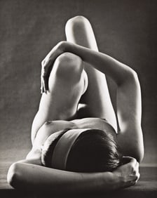 Ruth Bernhard. Knees and Arms II. 1976.