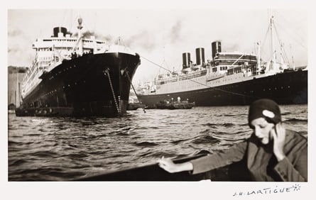 Jacques-Henri Lartigue. Bibi in Marseille. 1928; printed circa 1980.
