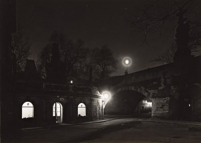 Josef Sudek. Untitled, from the series Prague at Night. Circa 1950.