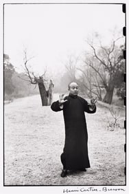 Henri Cartier-Bresson. Tai Chi Chuan in the Taimiao Gardens, Beijing. 1948; printed 1990s.