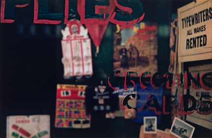 Harry Callahan. Chicago (Typewriter Shop). Circa 1949; printed 1970s.