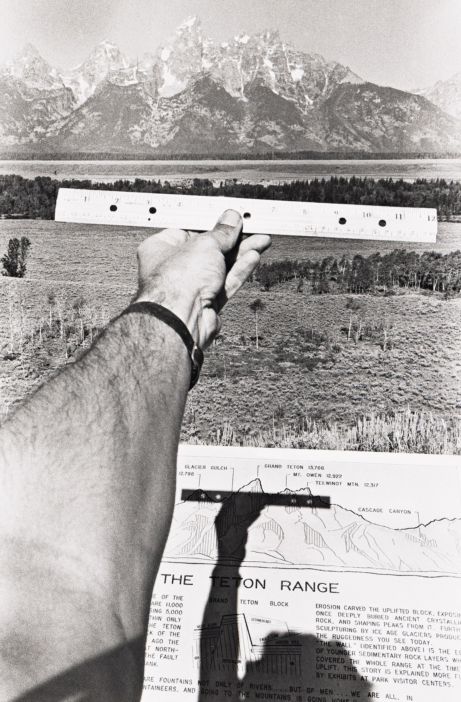 Kenneth Josephson. Wyoming, from the History of Photography series. 1971.: Kenneth Josephson1932-Wyoming, from the History of Photography series. 1971.Silver printWith Josephson's signature, title, date, and numeric notation in pencil on verso.The image 12 x 8 in. (30.5 x 20