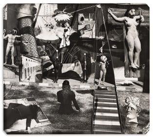 Joel-Peter Witkin. Waiting for de Chirico in the Artist's Section of Purgatory, New Mexico. 1994.
