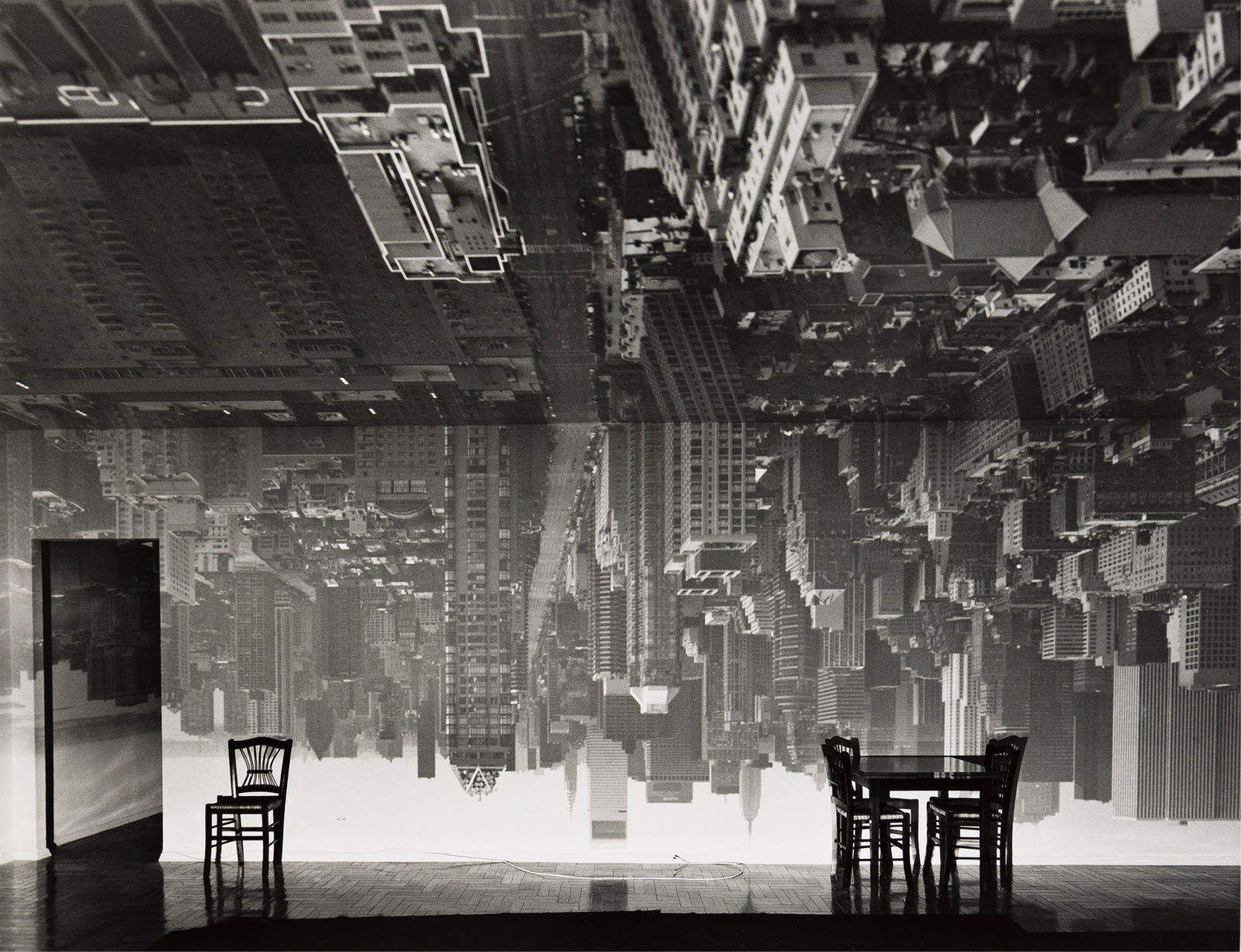 Abelardo Morell. Camera Obscura Image of Manhattan View Looking South in Large Room. 1996. (1 of 1)