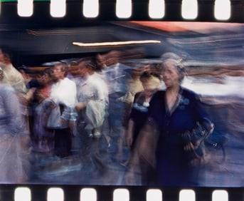 Arthur Siegel. Blurred Crowd. Circa 1950.