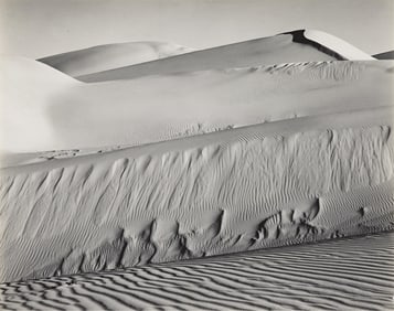 Edward Weston. Dunes, Oceano (White Dunes). 1936.