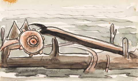 Arthur Dove, Ferry Boat Wreck Oyster Bay, 1931.