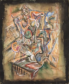 Alfred Morang, Untitled (Abstraction), 1947.