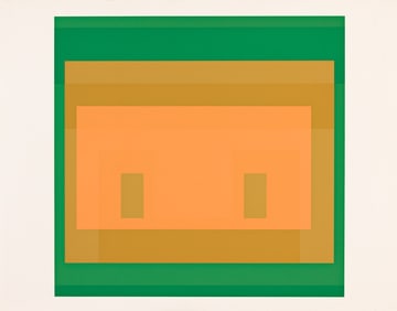 Josef Albers, Six Variants, 1969.