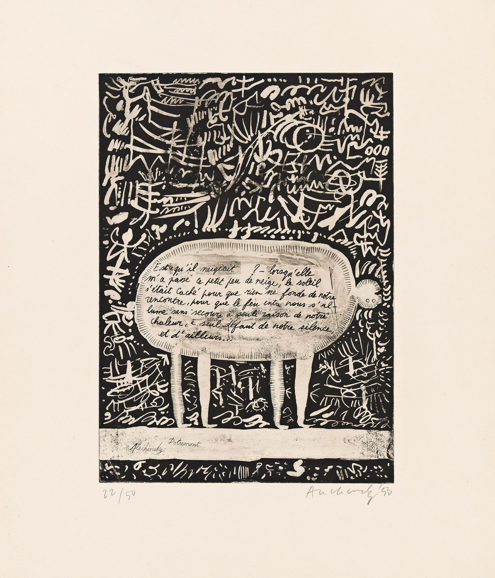 (Various Artists) 21 Etchings and Poems, 1960. (1 of 20)