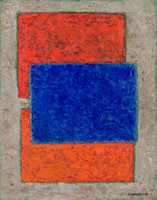 George Zachary Constant, Abstraction, (Embracing Lovers), 1963.