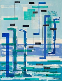 Irene Rice Pereira, Untitled, (Abstraction).