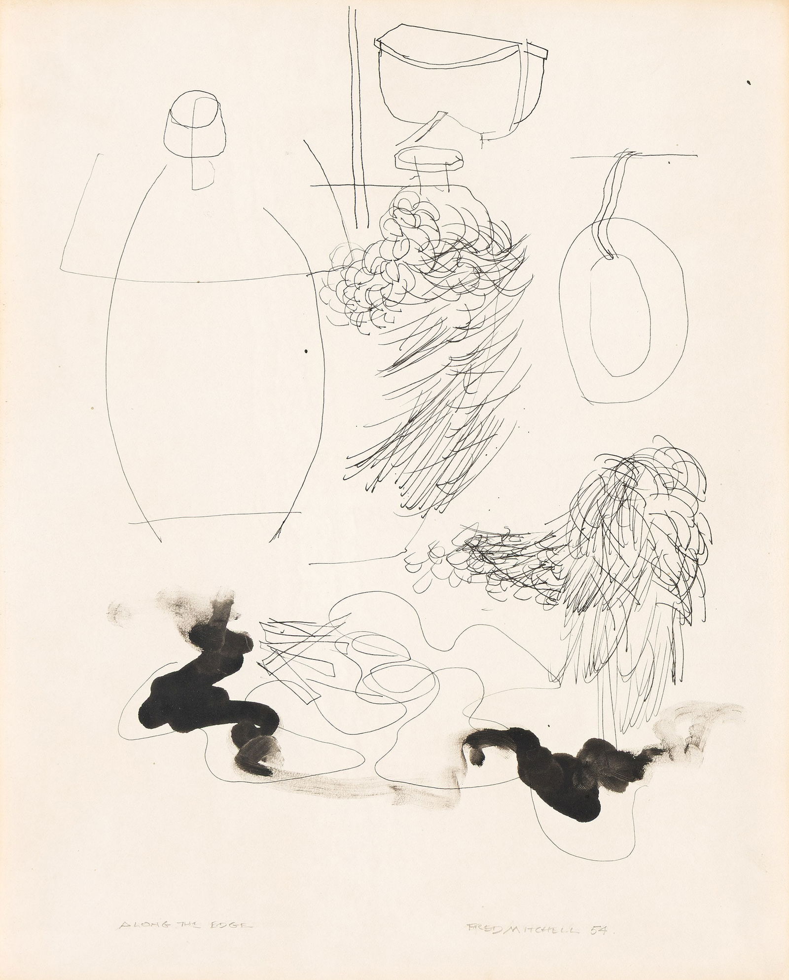 Fred Mitchell, Along the Edge, 1954. (1 of 1)