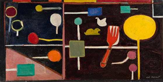 Will Barnet, Lollipops and Balloons, circa 1940.