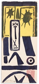 Will Barnet, Untitled (Indian Space ink drawing # 45).