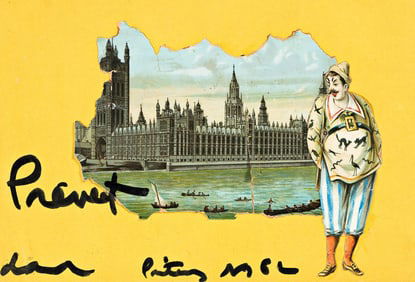 Jacques Prevert, Untitled, (Houses of Parliament), 1962.