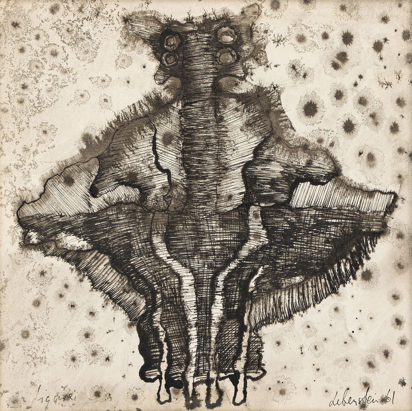 Jan Lebenstein, Figure, 1961. (1 of 1)