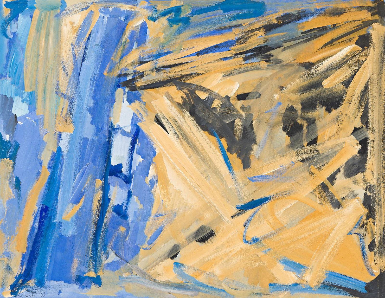 William Kienbusch, Blue Ladder - Unfinished House #2, 1963. (1 of 1)