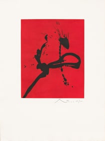 Robert Motherwell, Gesture IV (State I), 1976-77.