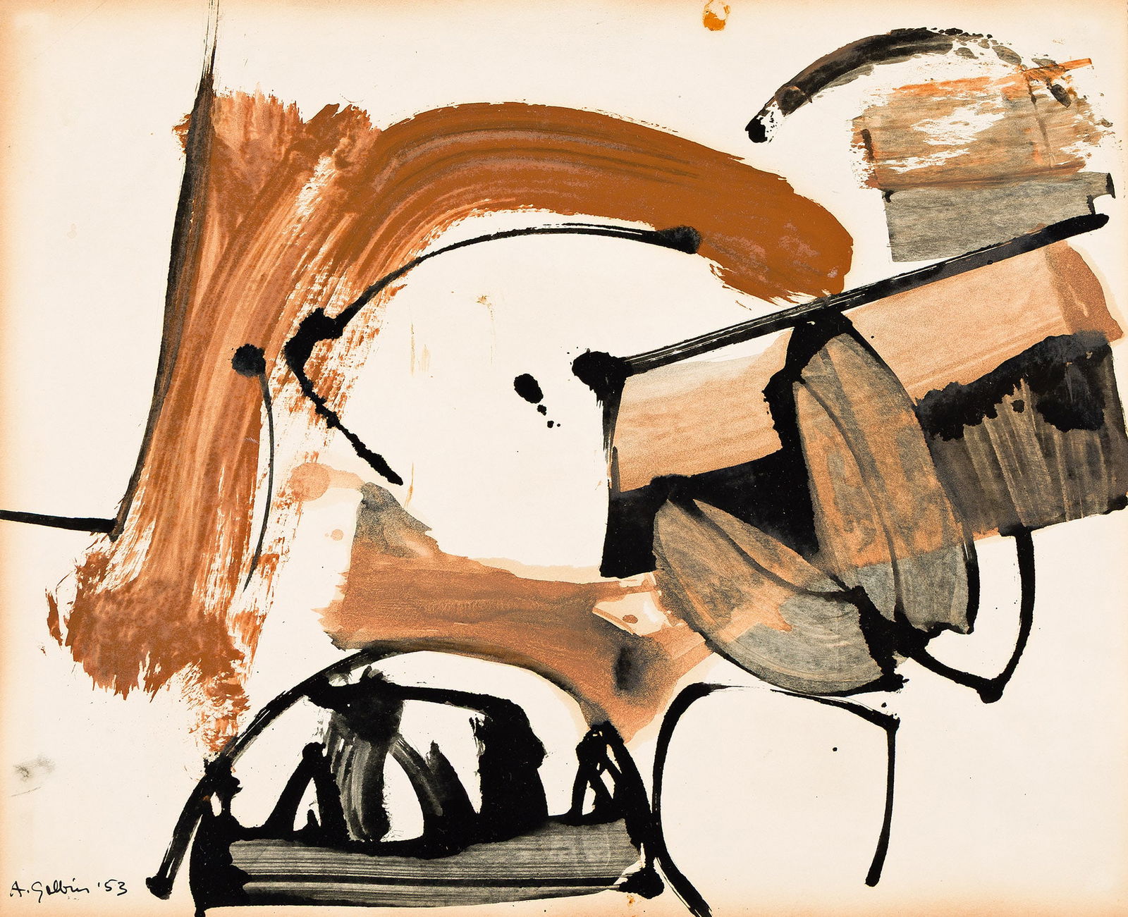 Andrée Golbin, Abstract, 1953. (1 of 1)