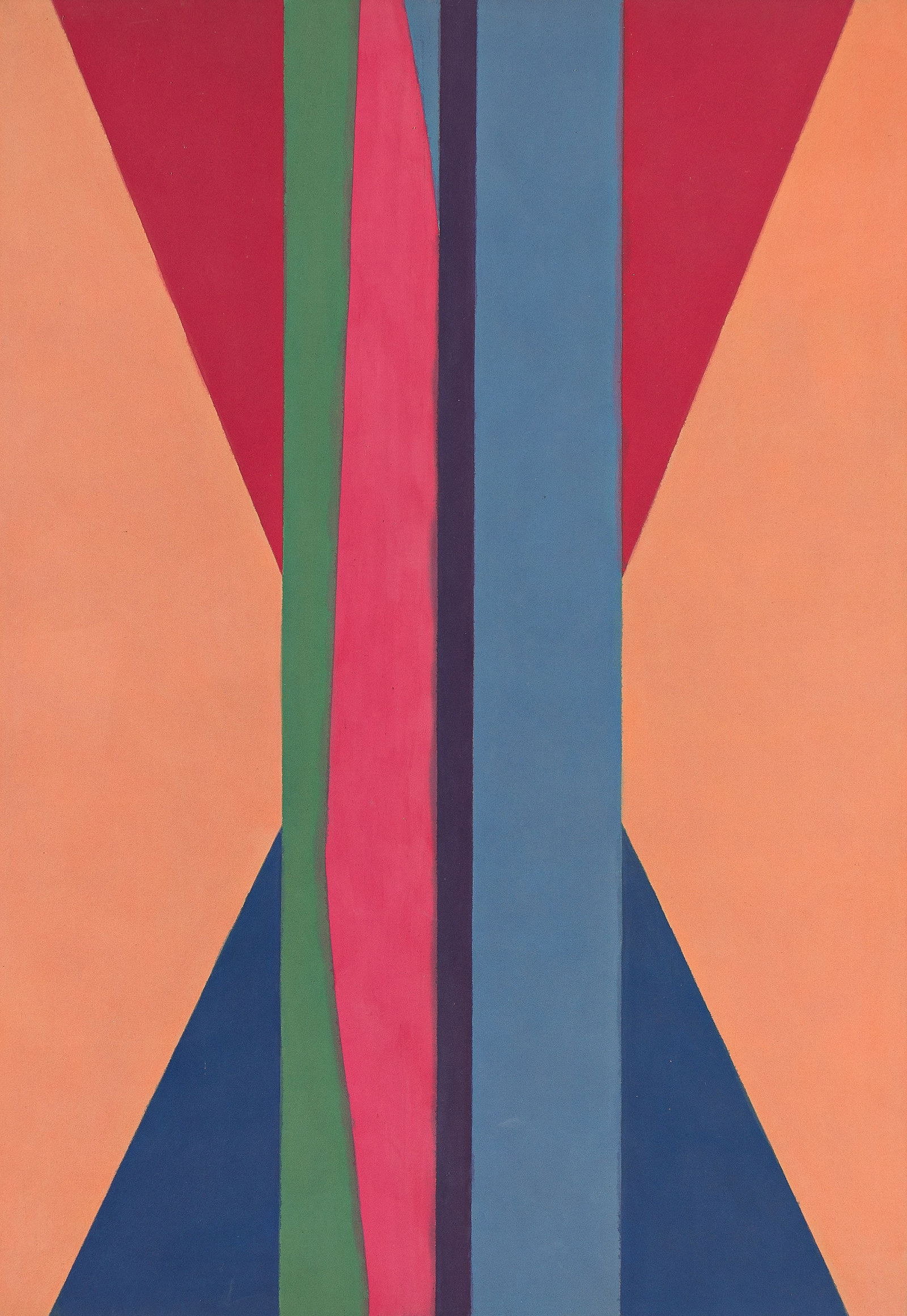 Charles Pollock, Untitled, 1966.: Charles Pollock(1902-1988)Untitled.Acrylic on canvas, 1966.Signed and dated in pencil, verso.72 x 50 in. (182.9 x 127 cm.) Provenance:Henri Gallery, Alexandria, Virginia.Thomas R. Ha