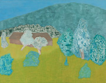 March Avery, Bearsville Landscape, 1968.