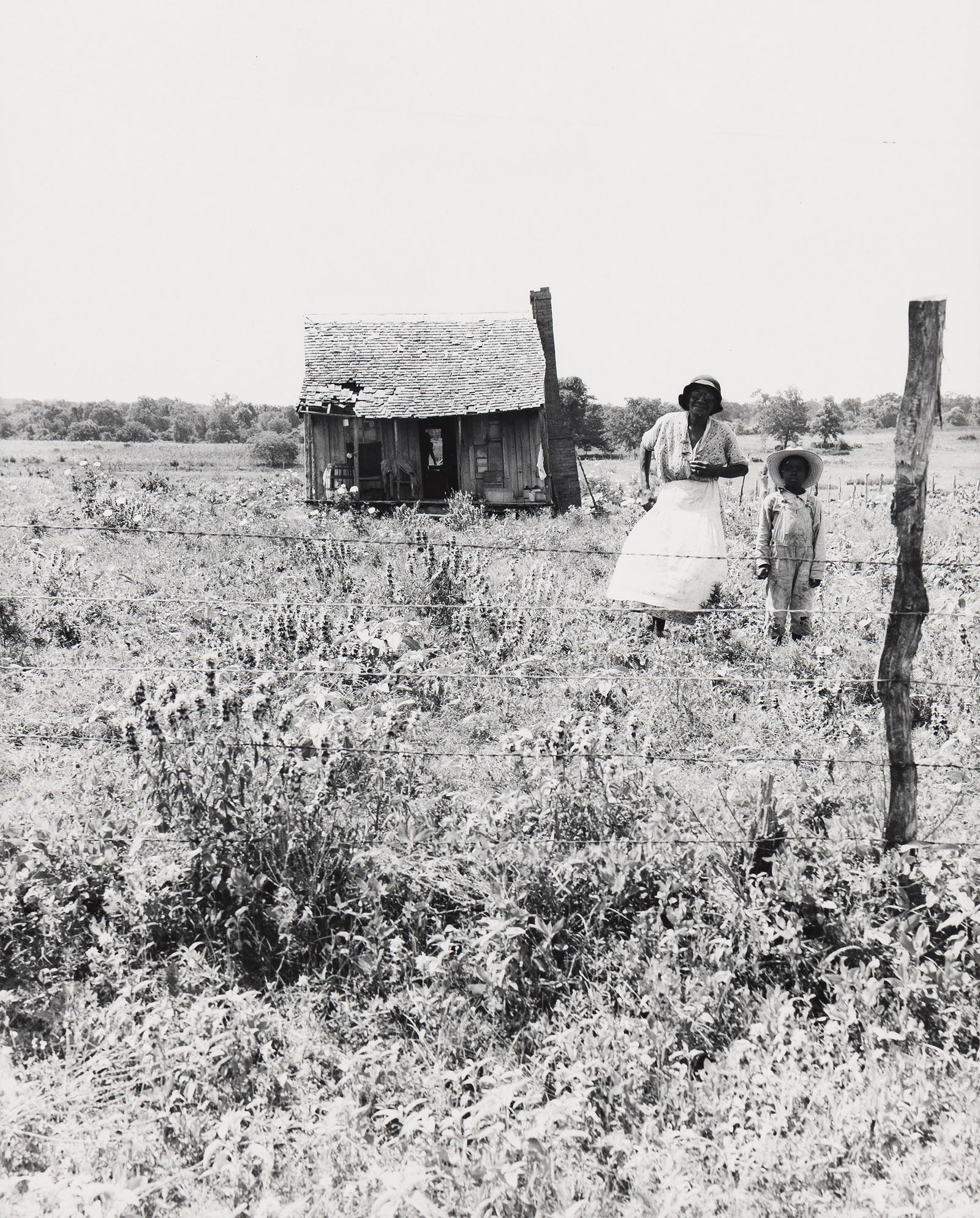 Dorothea Lange, Wife and child of Negro laborer of the Brazos riverbottoms, Texas, June 1938; (1 of 1)