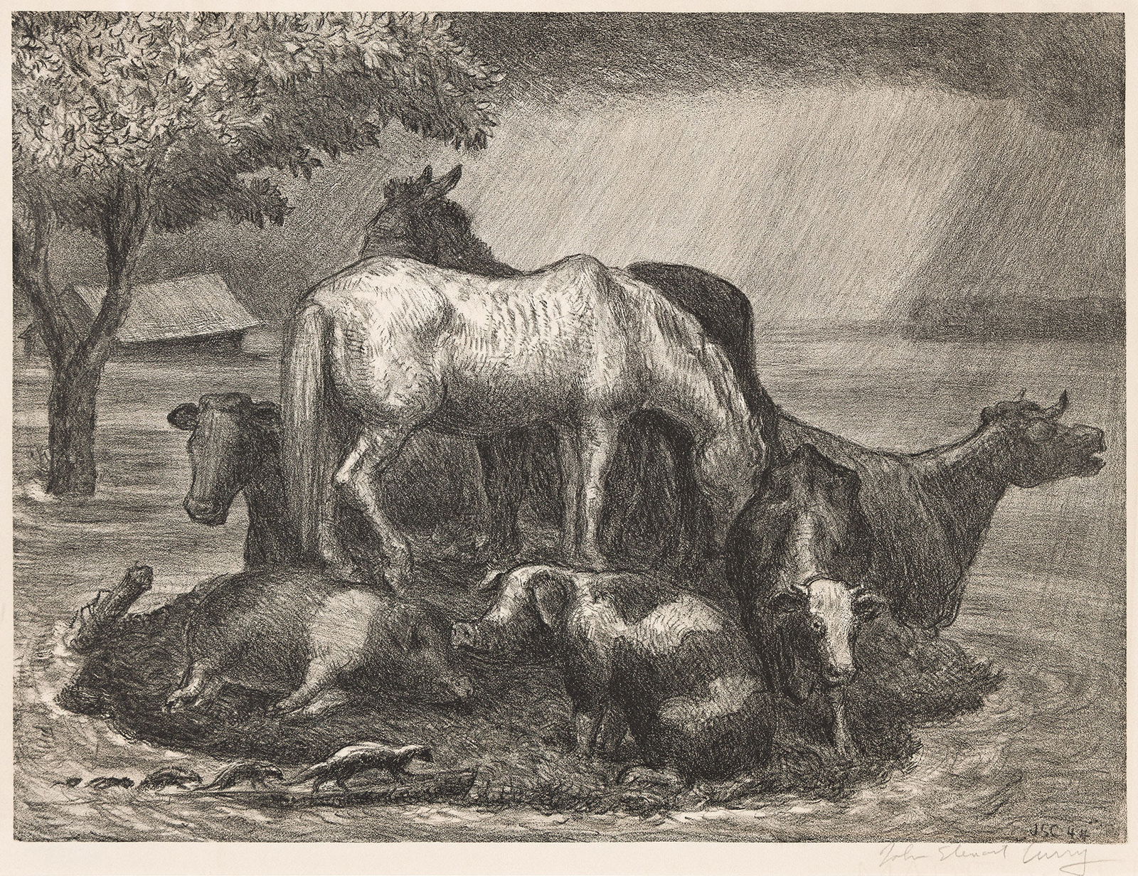 John Steuart Curry, Sanctuary, 1944. (1 of 1)