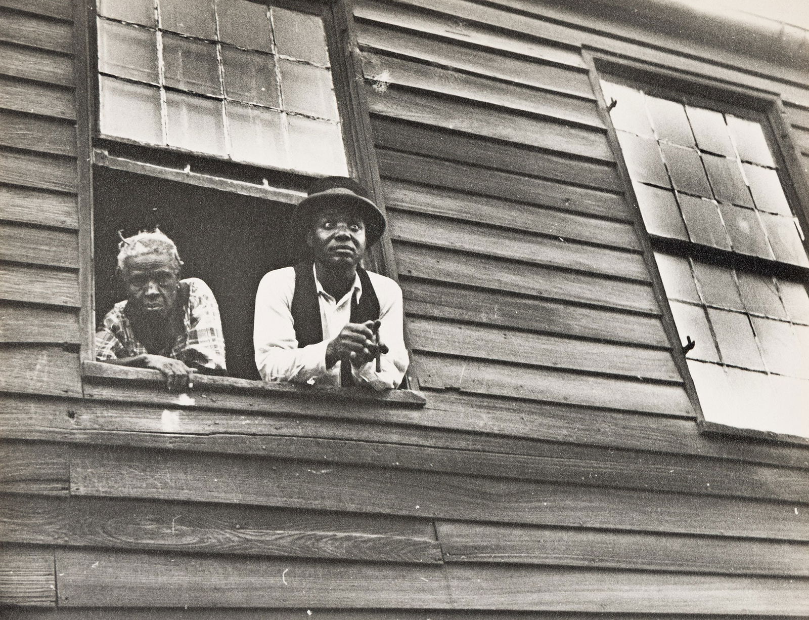 Ben Shahn, The Home of a Family in the Negro Quarter, Natchez, Mississippi, October 1935. (1 of 1)