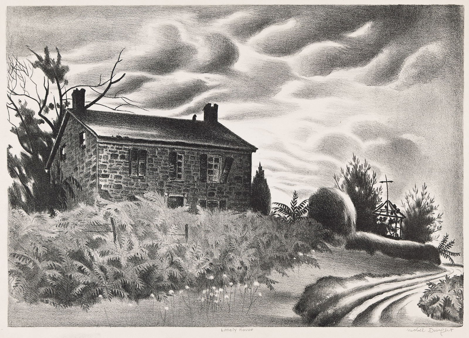 Mabel Dwight, Lonely House, 1938. (1 of 1)