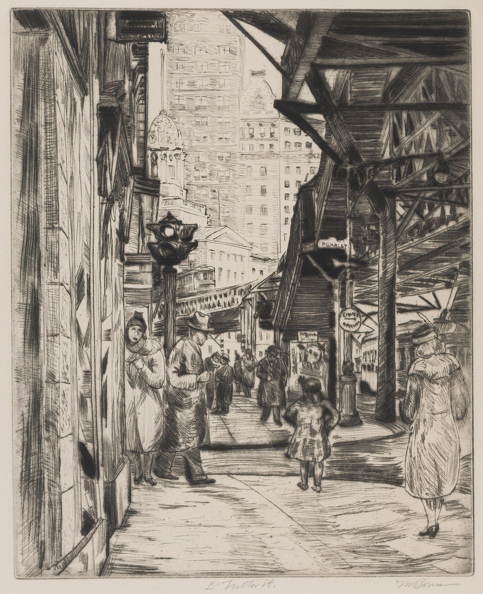 Mortimer Borne, L Fulton Street, circa 1935. (1 of 1)