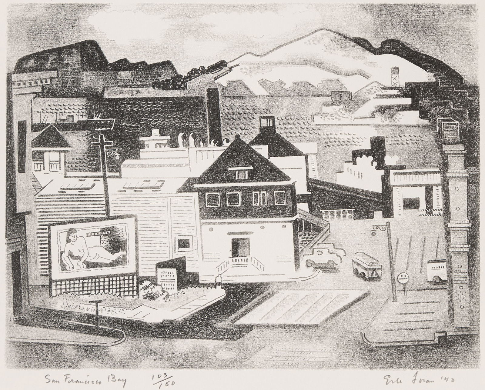 Erle Loran, San Francisco Bay, 1940. (1 of 1)