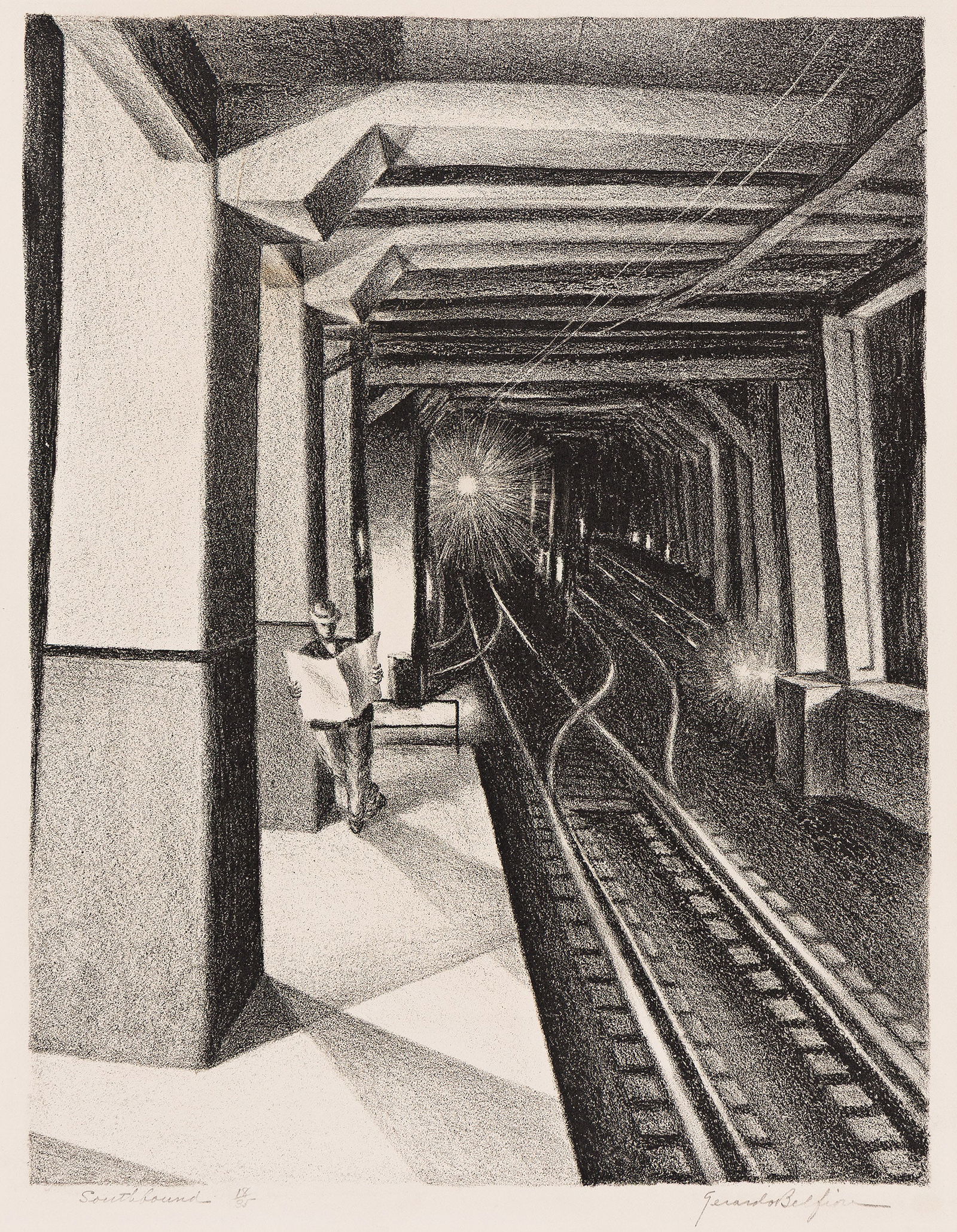 Gerardo Belfiore, Southbound, circa 1935. (1 of 1)