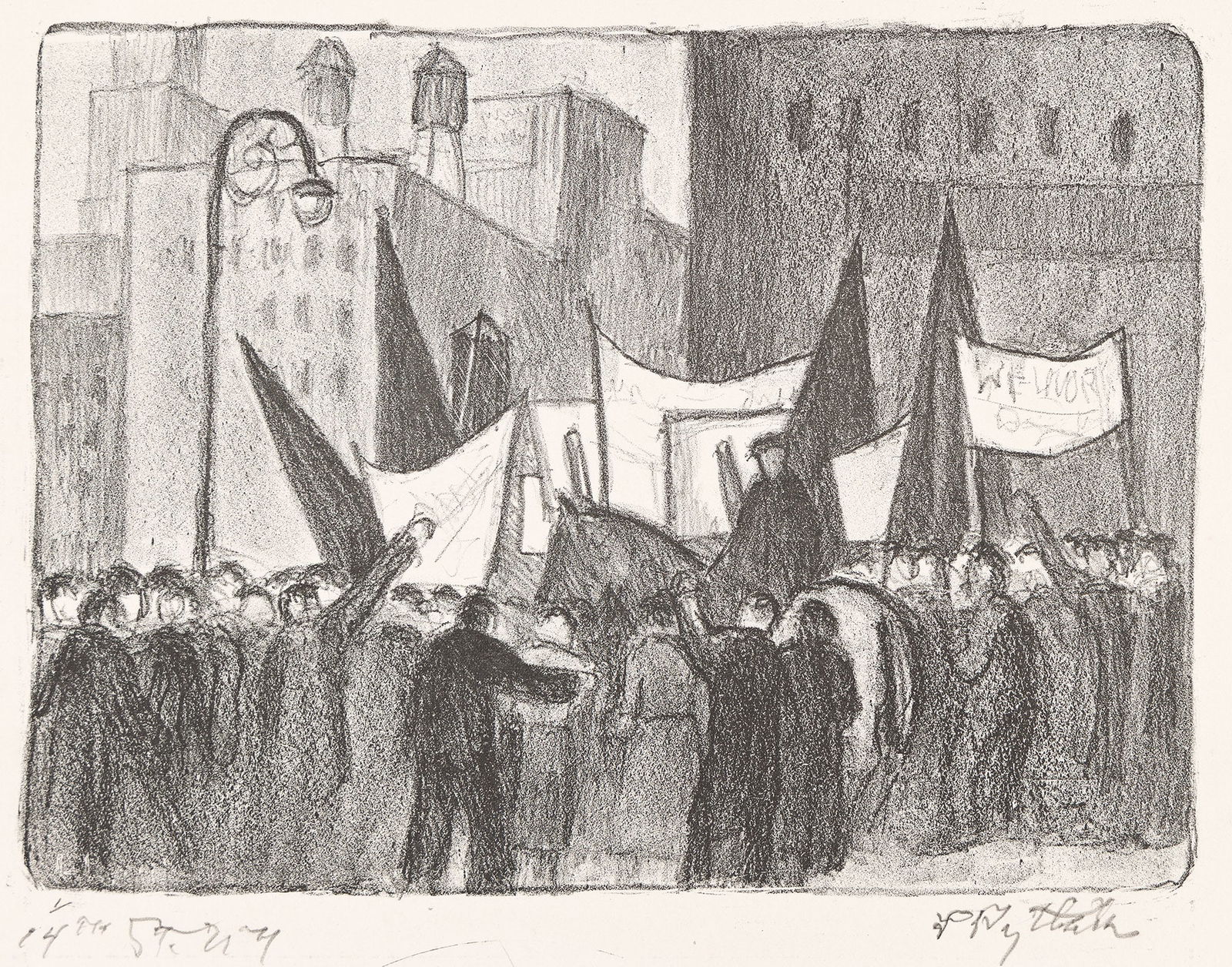 Leonard Pytlak, 14th Street - May Day, circa 1934. (1 of 1)