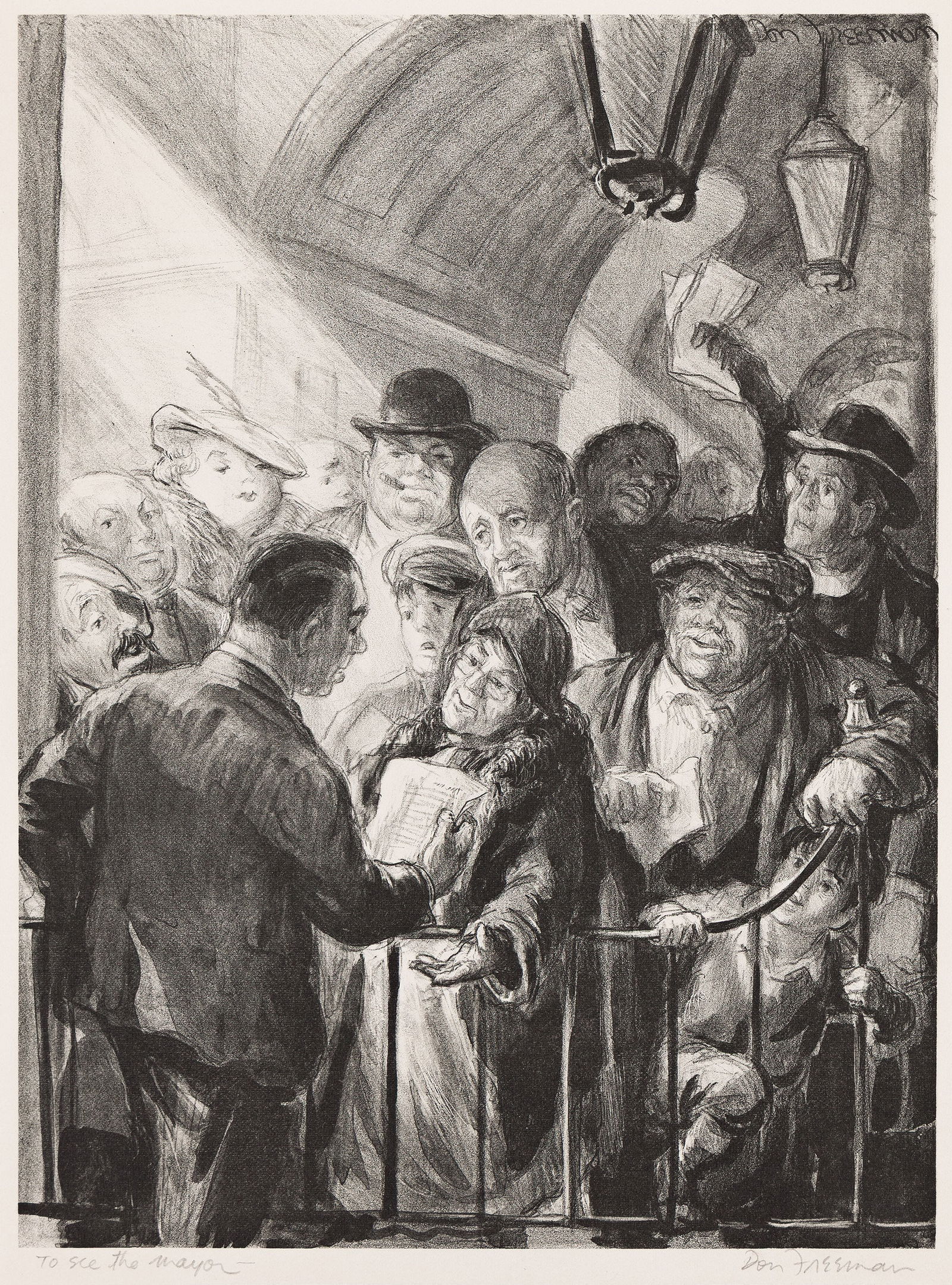 Don Freeman, (1908-1978), To See the Mayor, 1937. (1 of 1)