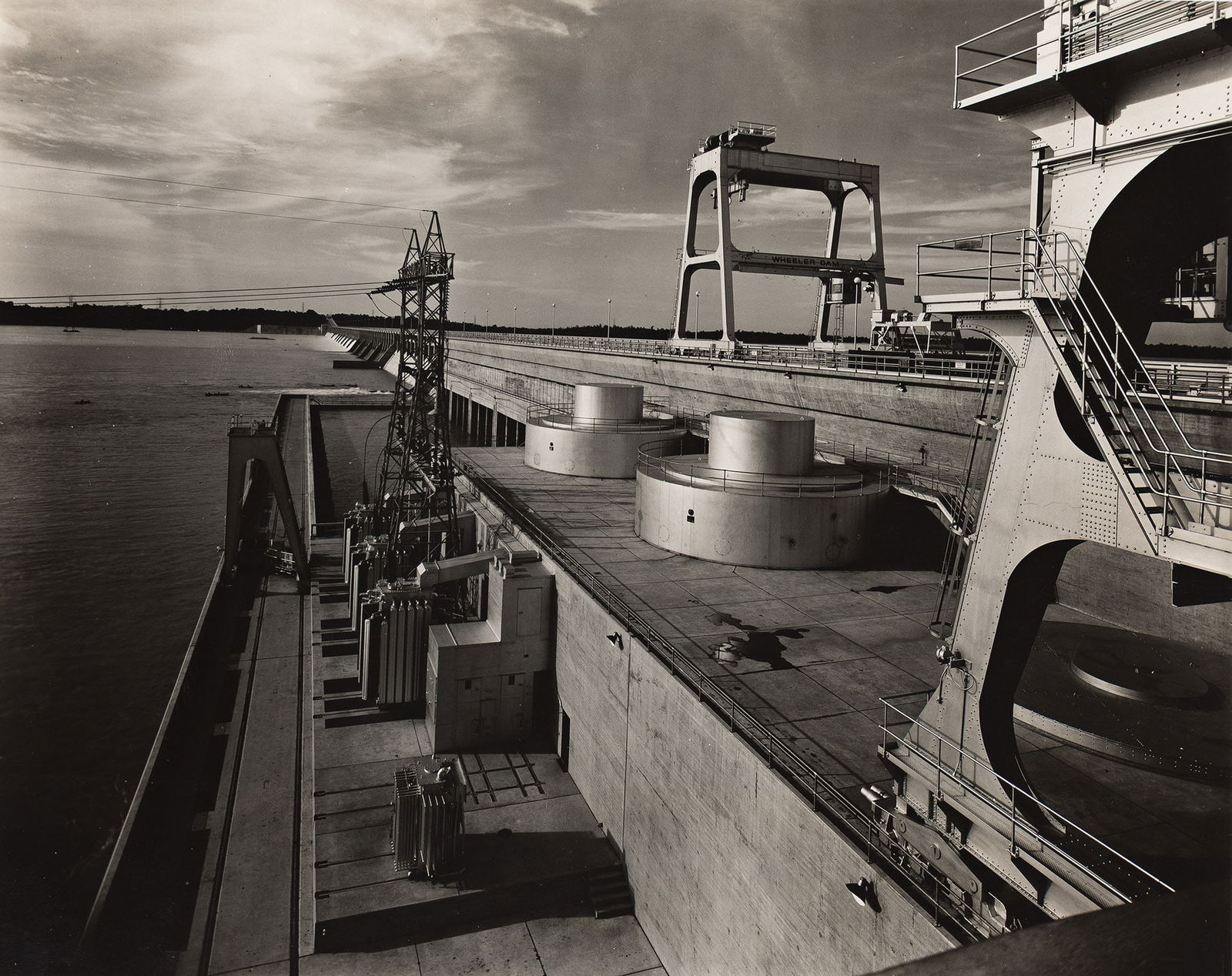 Charles Krutch, Downstream Face of the Wheeler Dam * Tennessee Valley Authority (TVA) Fertilizer (1 of 2)