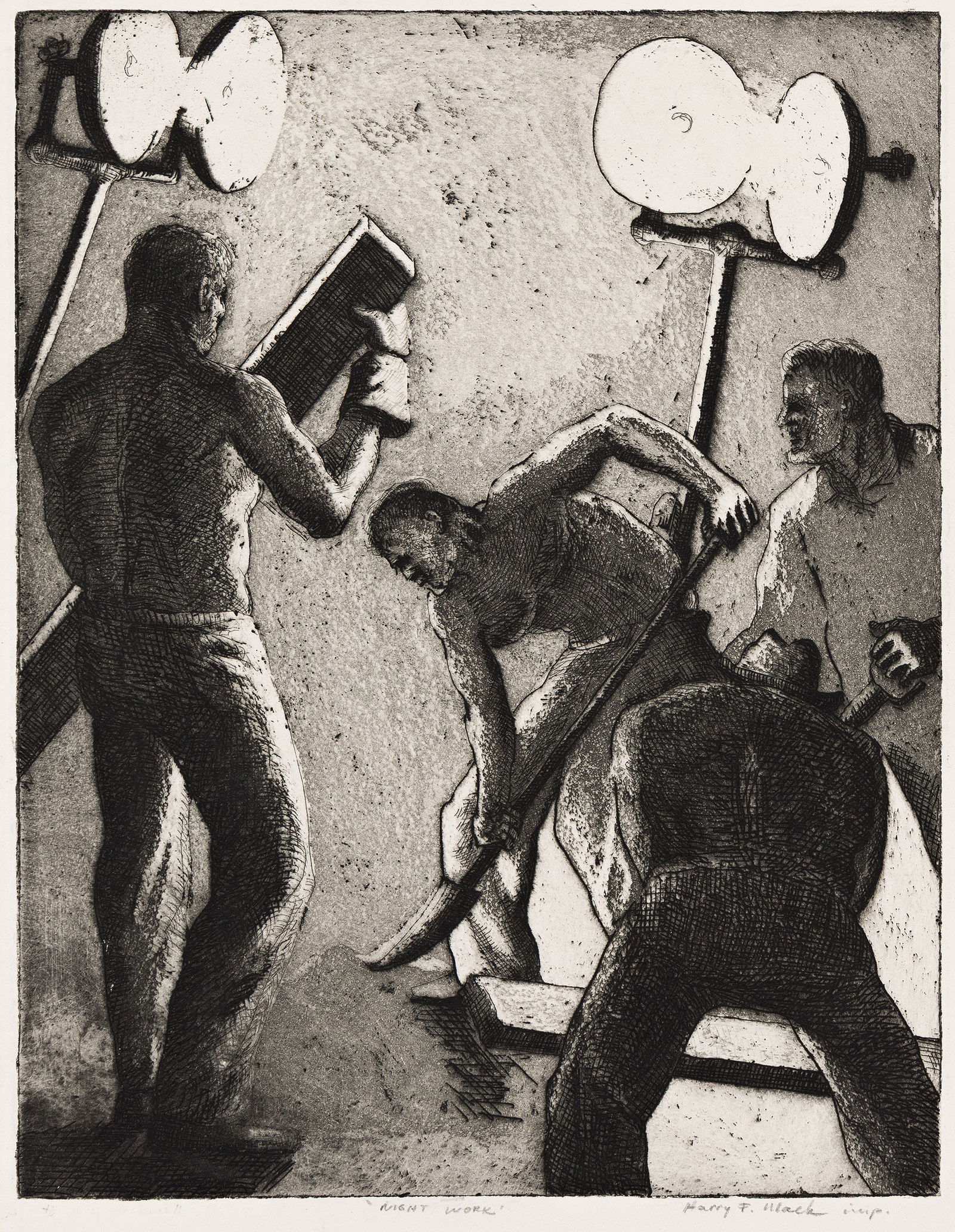 Harry Francis Mack, Night Work, circa 1935. (1 of 1)