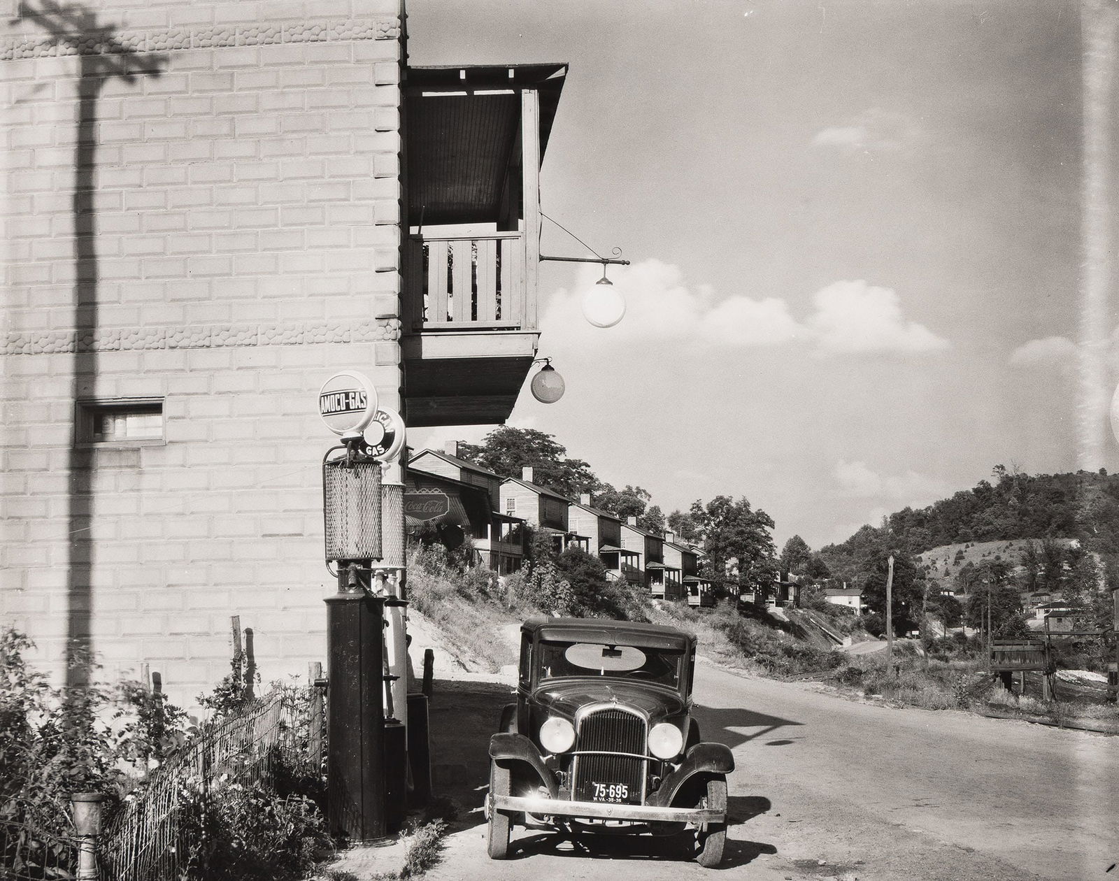 Walker Evans, Mining Town, West Virginia, 1936; printed circa 1960.: Walker Evans(1903-1975)Mining Town, West Virginia. 1936; printed 1960s.Silver print.With Evans' signature in pencil on verso.The image 7 1/2 x 9 1/2 in. (19.1 x 24.1 cm.), the sheet slightly larger