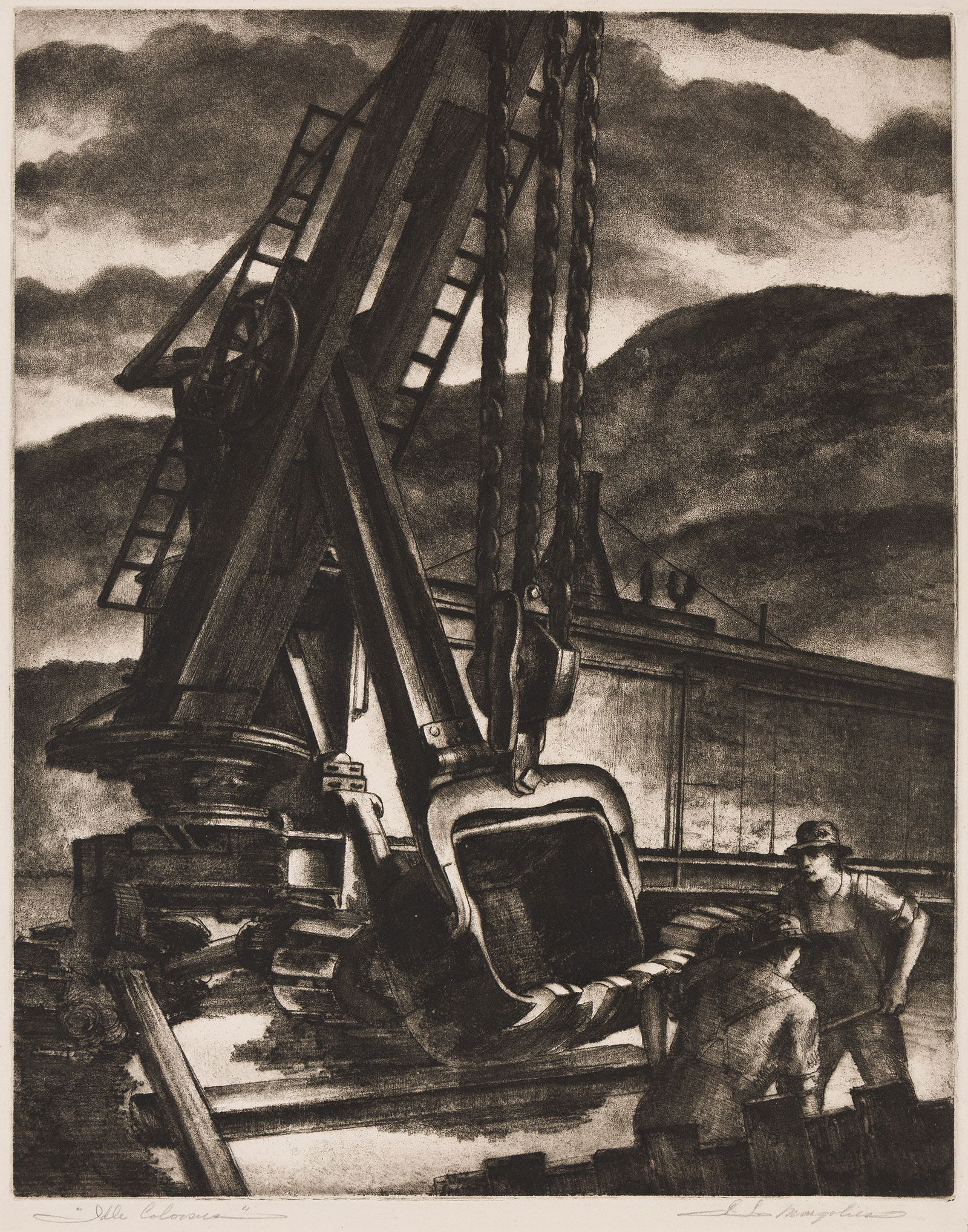 Samuel Margolies, Idle Colossus, circa 1935-39. (1 of 1)