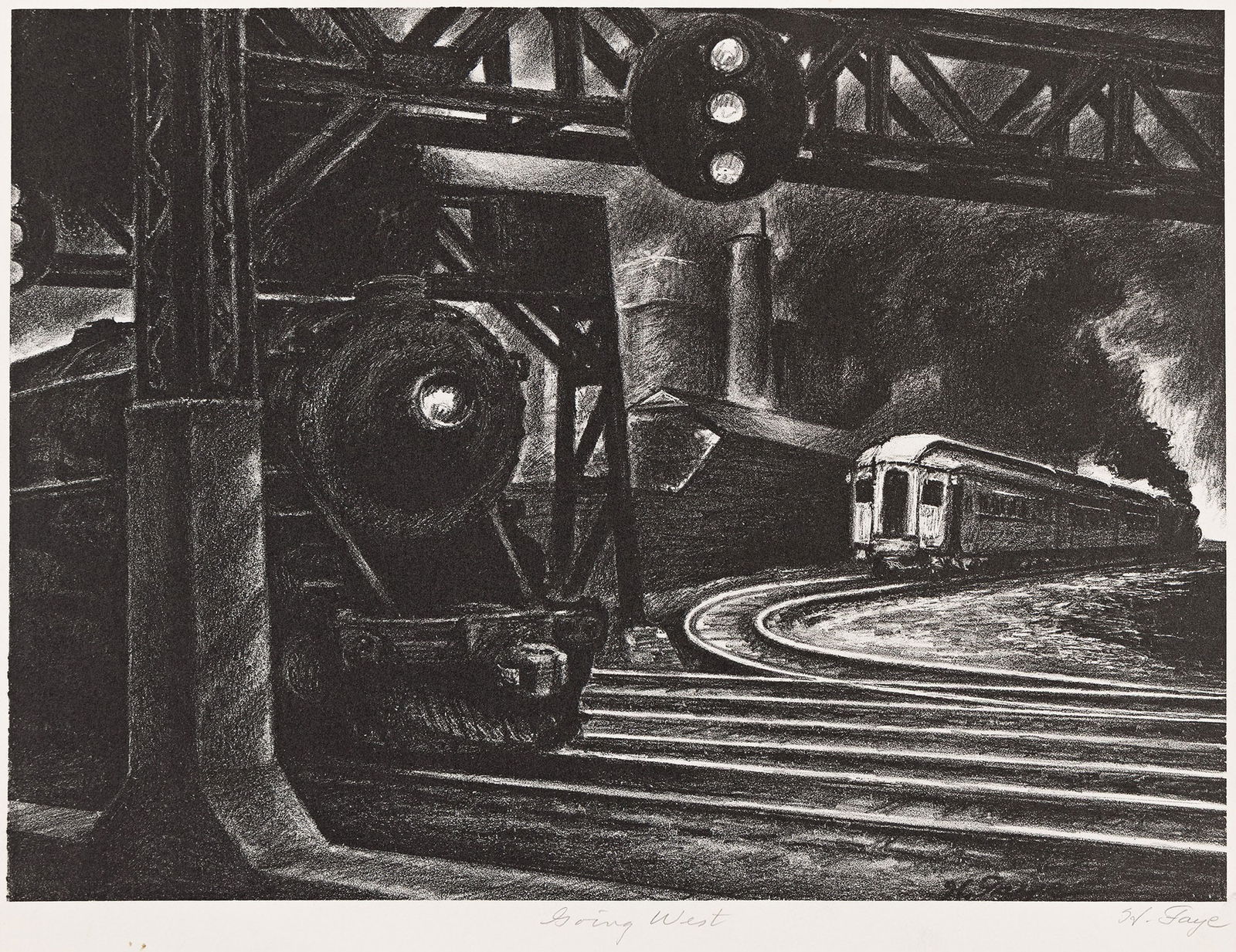 Harold Faye, Going West, circa 1935. (1 of 1)