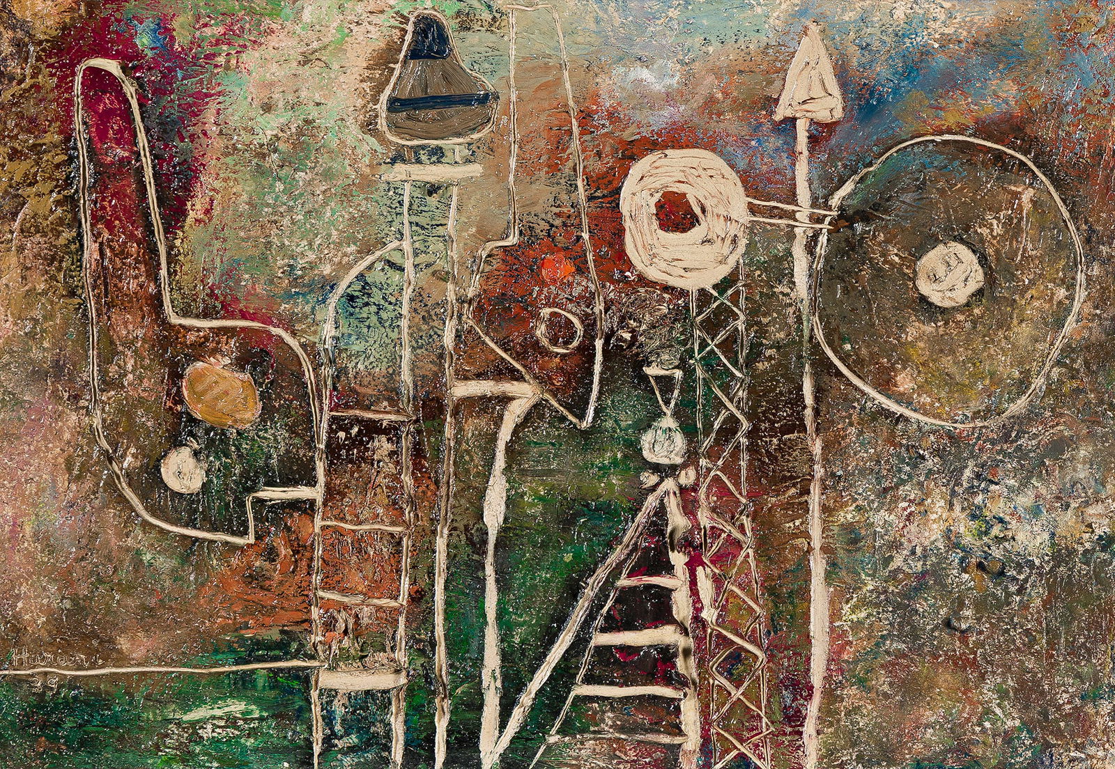 Hananiah Harari, Railroad Signals, 1939. (1 of 1)