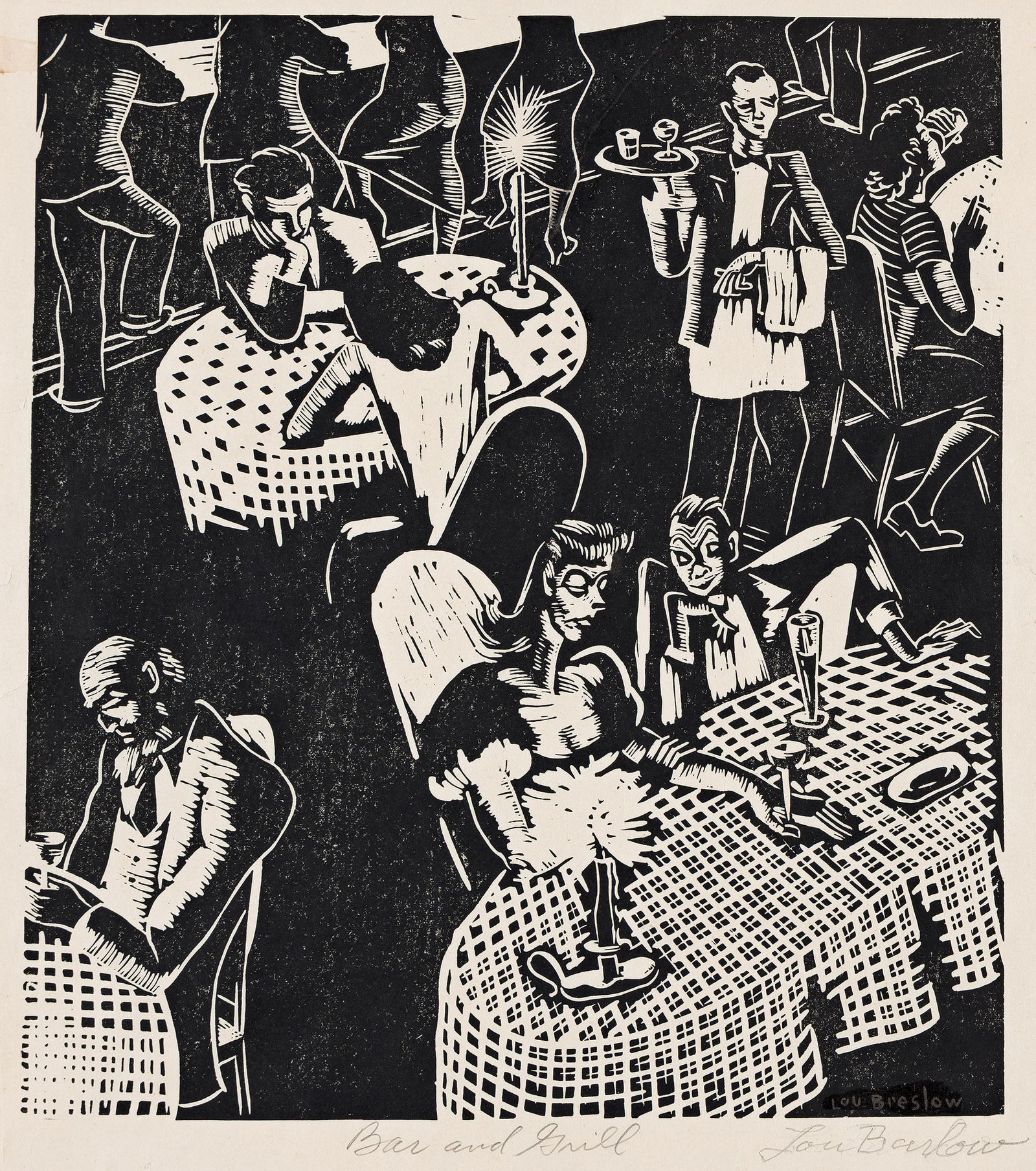 Lou Barlow, Bar and Grill, circa 1936. (1 of 1)