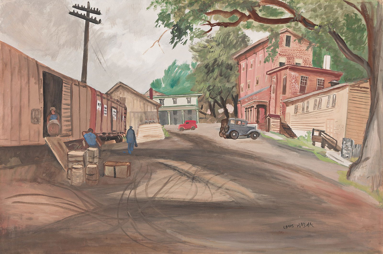 Louis Ribak, Dry Goods Depot, circa 1935. (1 of 1)