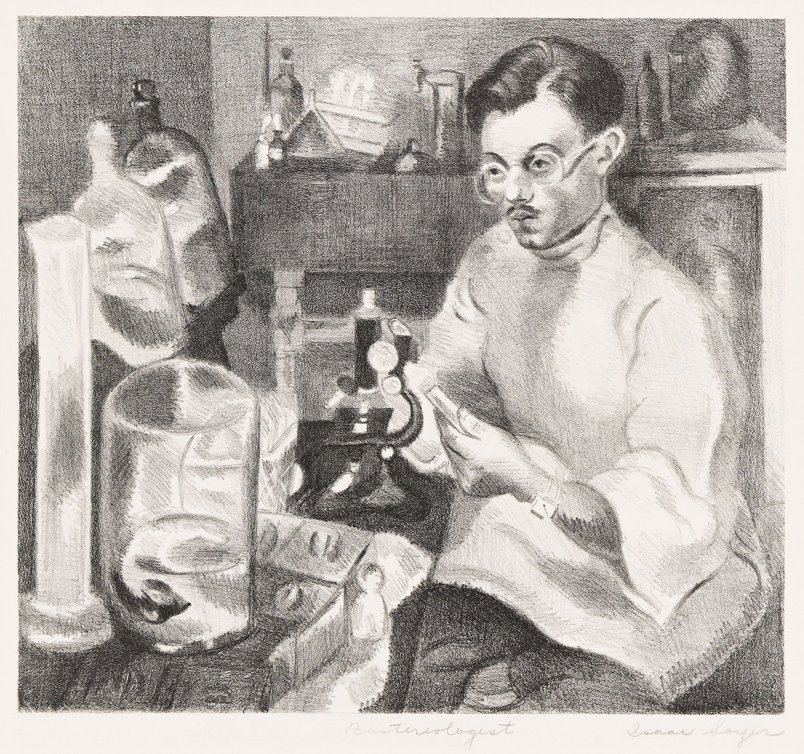 Isaac Soyer, Bacteriologist, circa 1936. (1 of 1)
