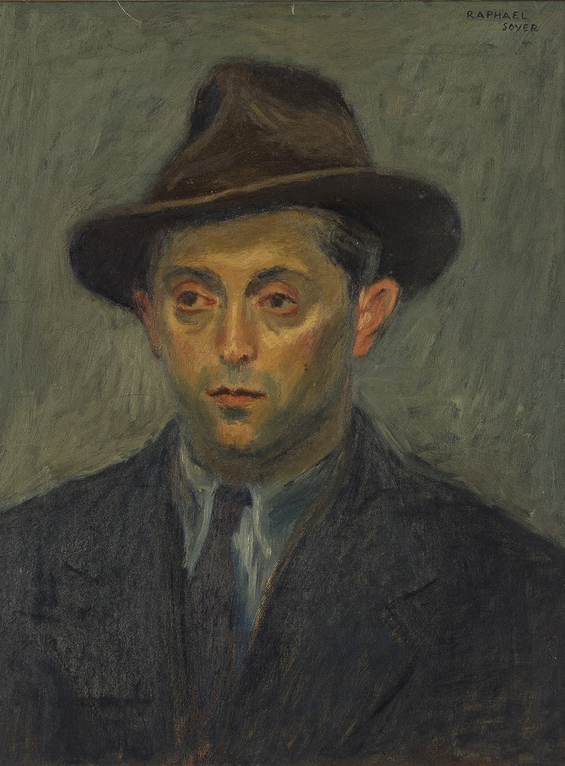 Raphael Soyer, Portrait of Moses Soyer. (1 of 1)