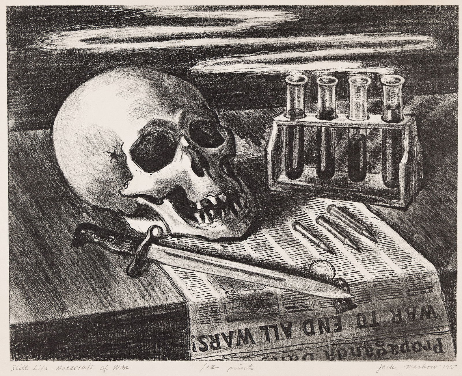 Jack Markow, Still Life - Materials of War, 1935. (1 of 1)