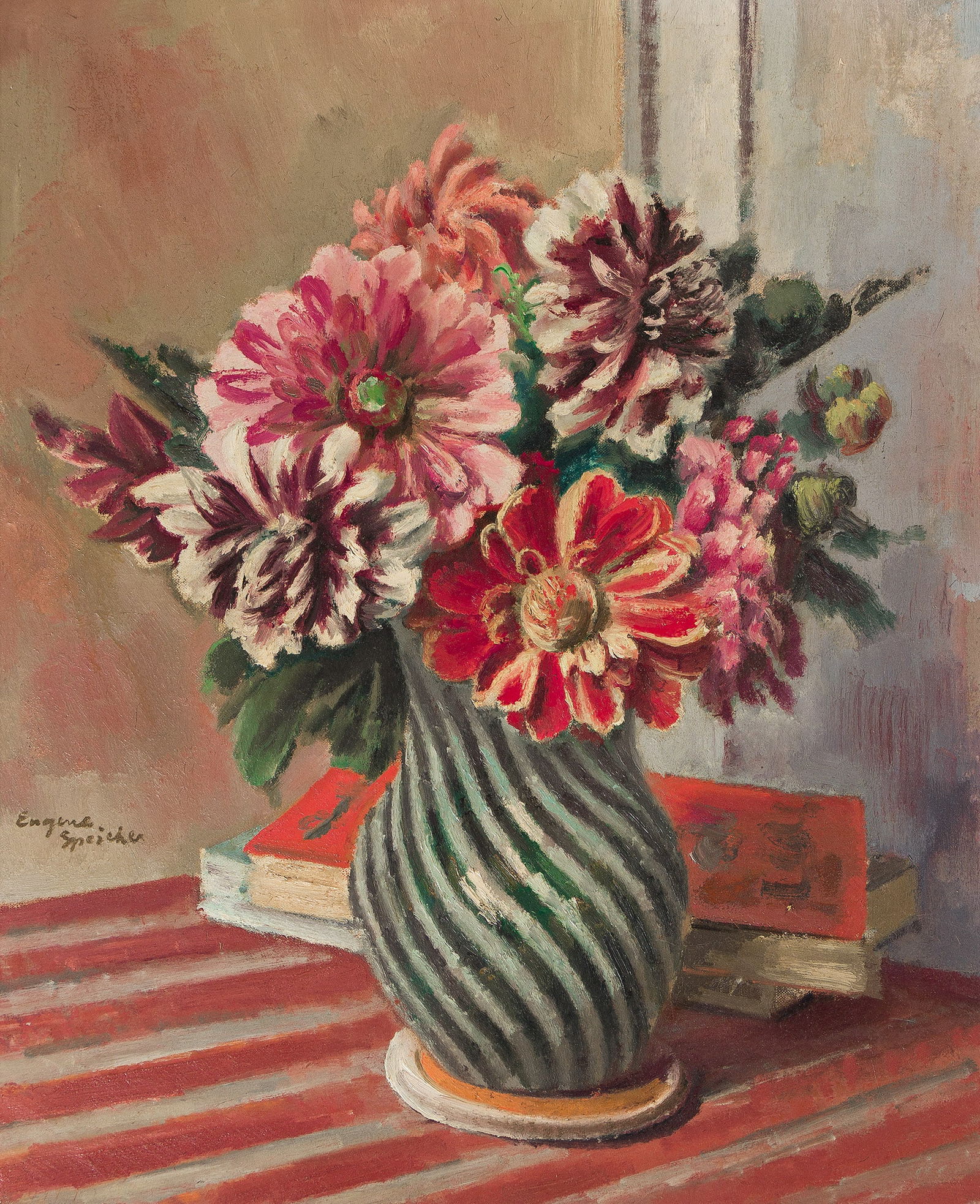 Eugene Speicher, Flowers in a Vase. (1 of 1)