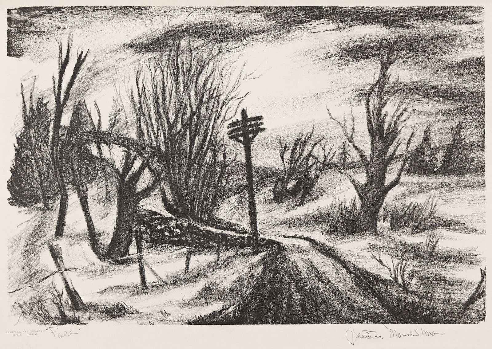 Beatrice Mandelman, Fall, circa 1935. (1 of 1)